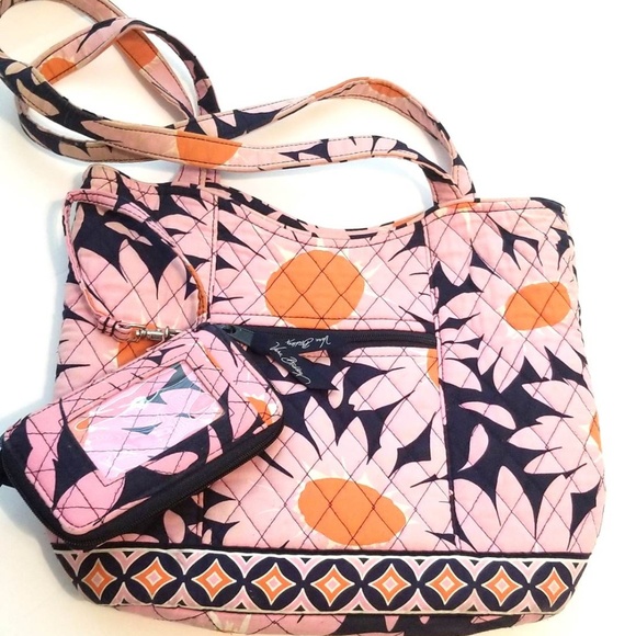 Vera Bradley Handbags - Vera Bradley Tote with Wallet LOVE ME